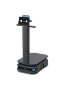 Pudu T300 industrial delivery logistic robot standing forward and left