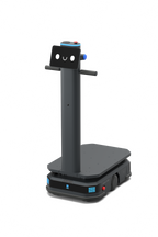 Pudu T300 industrial delivery logistic robot standing forward and left